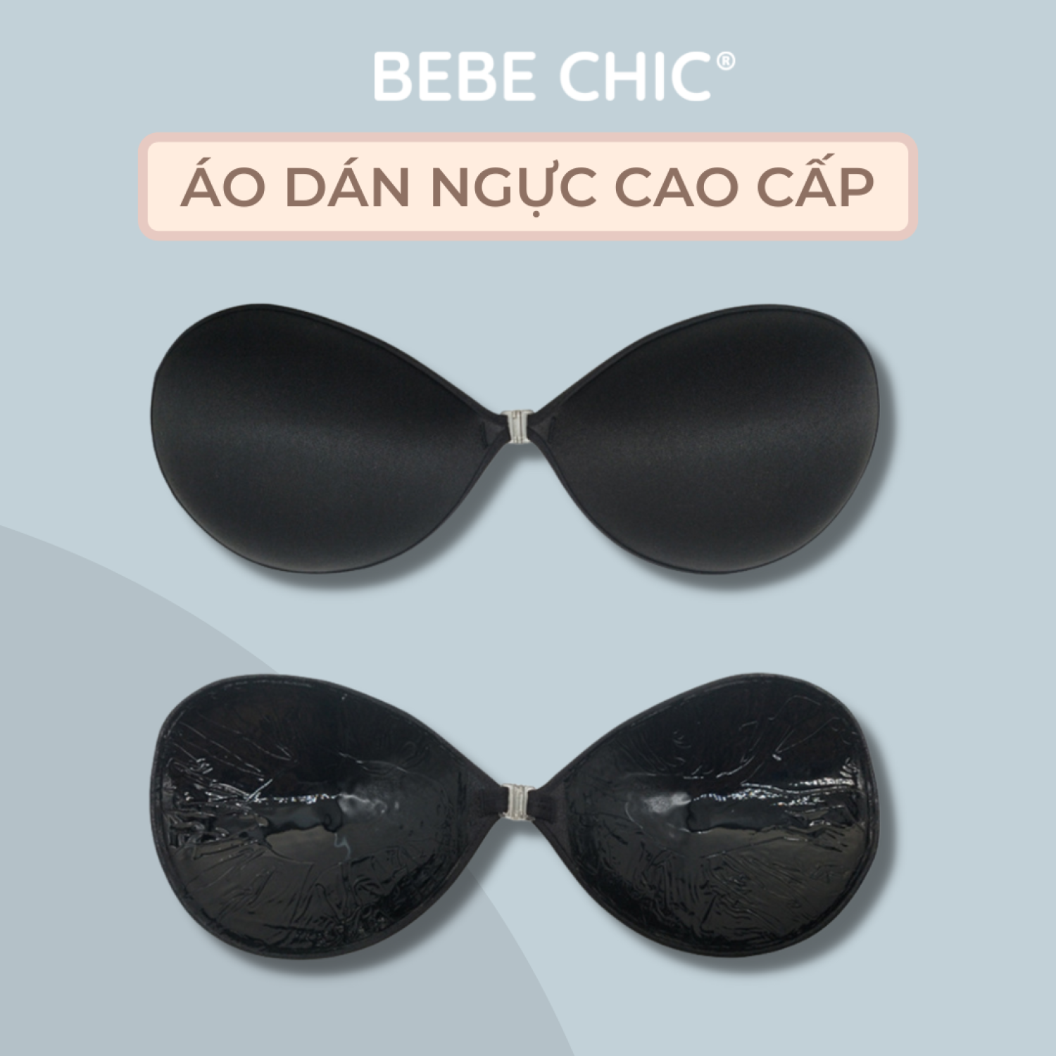 Miếng dán ngực cài trước - áo ngực dán nâng ngực siêu dính bebe chic