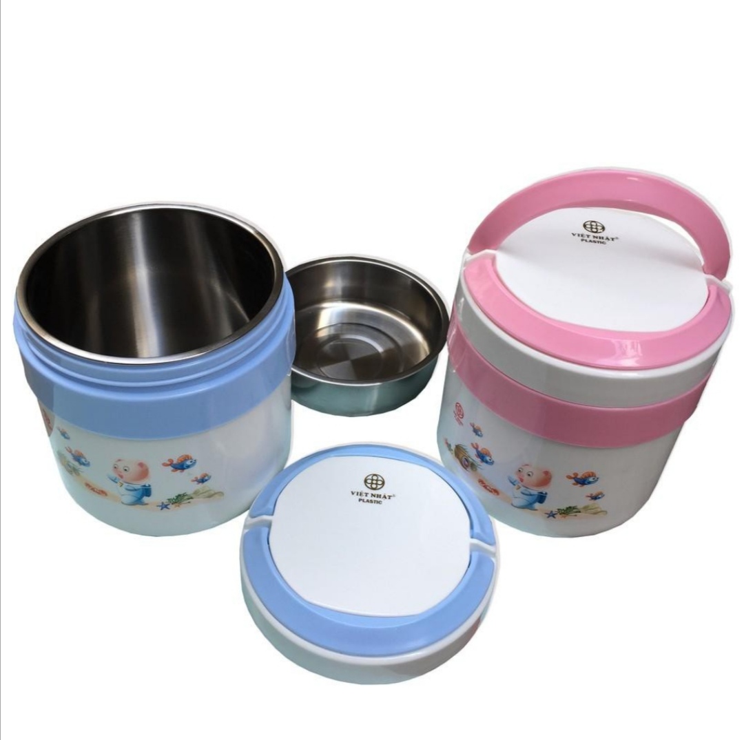 CẶP LỒNG GIỮ NHIỆT 1350ML 2 NGĂN VIỆT NHẬT