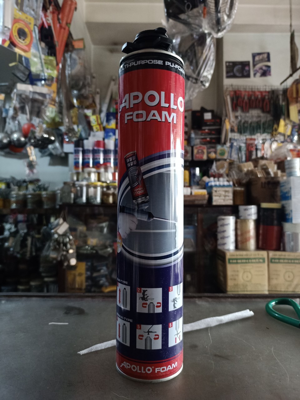 KEO BỌT NỞ APOLLO FOAM - DÙNG CHO DỤNG CỤ BẮN KEO FOAM