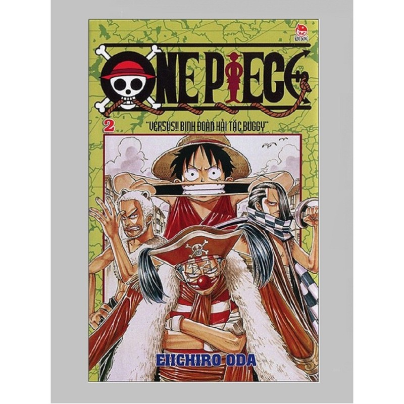 Sách - One Piece Tập 2: Versus!! Binh Đoàn Hải Tặc Buggy (Tái Bản 2020)