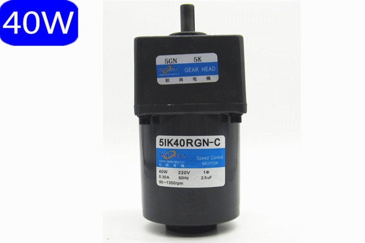 Motor giảm tốc 40w kèm điều khiển tốc độ HÀNG MỚI 100%