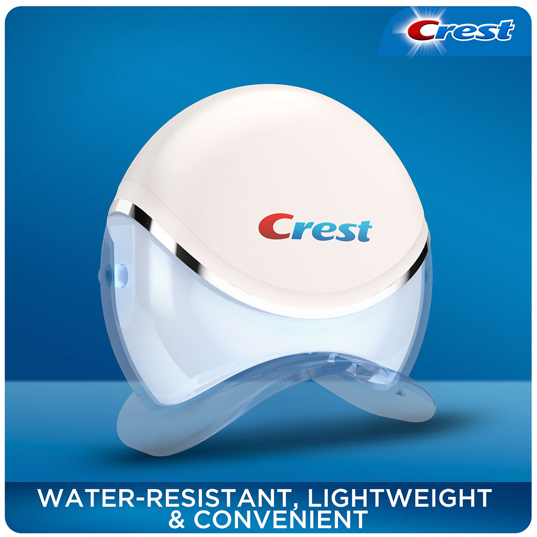 Dán răng Crest 3D Whitestrips Sensitive + Led Light [Hàng Mỹ]