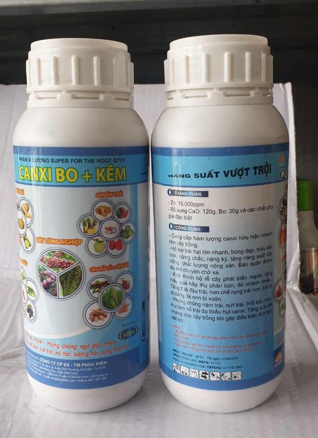 Canxi BO + KẼM - Phân vi lượng 500ml