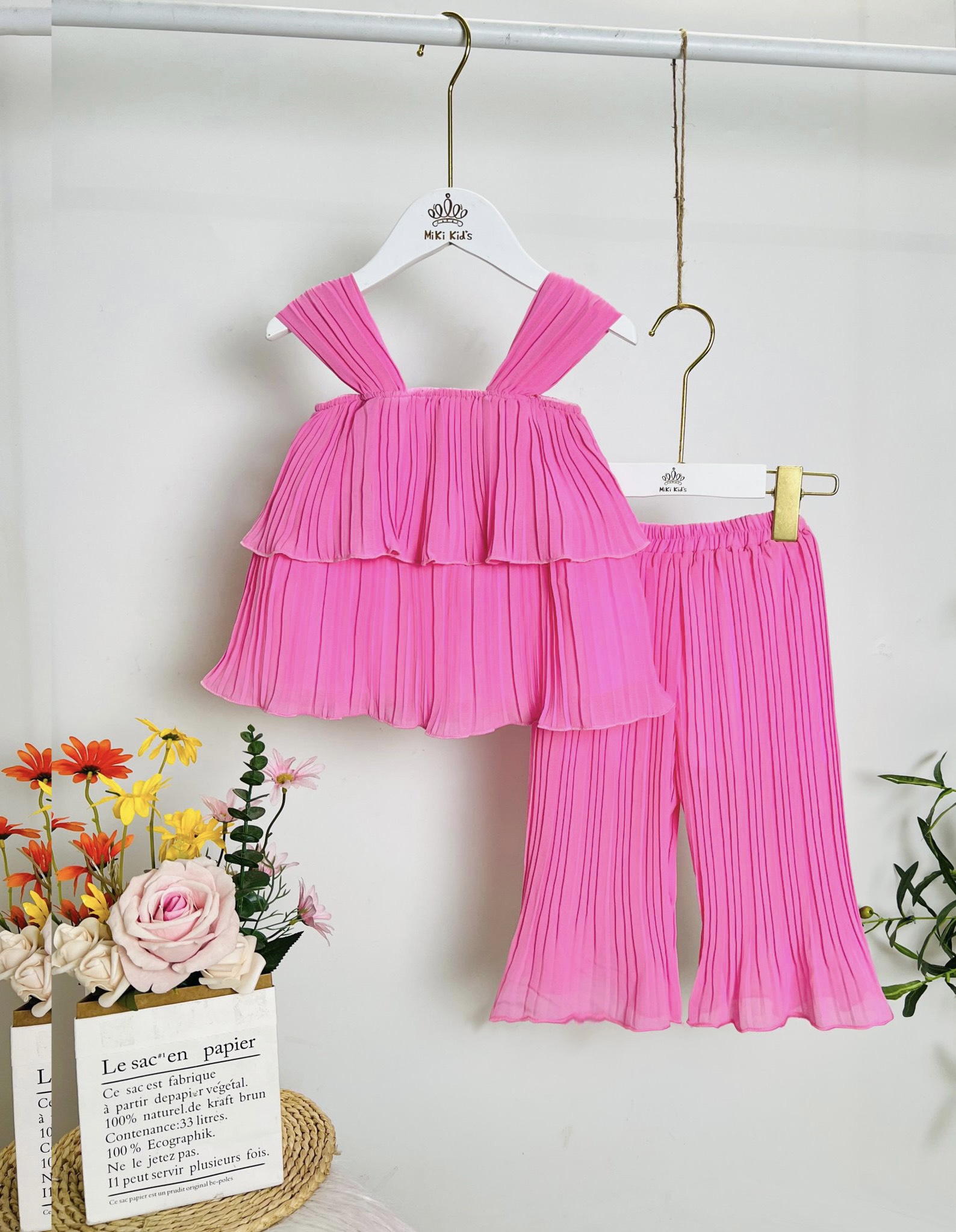 [SIZE NHÍ] SÉT BỘ DẬP LY BÉ GÁI 2 TÂNG SIÊU XINH