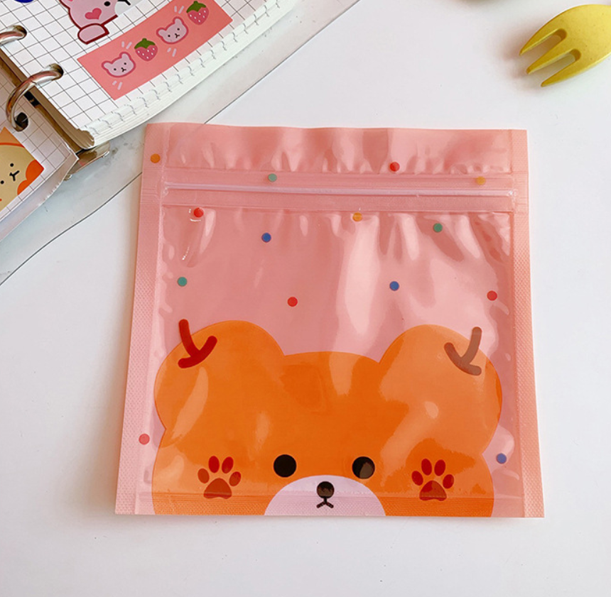 [HCM]Túi Zip Hình Gấu Trái Cây Cực Kỳ Dễ Thương