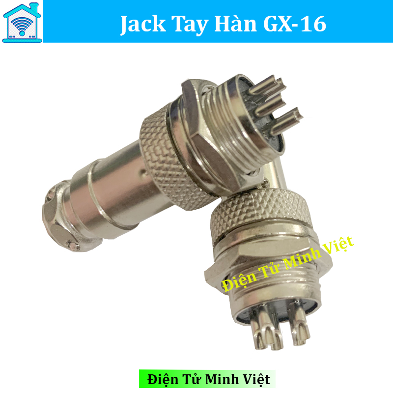 Bộ Đầu Jack Tay Hàn 5 Chân GX16-5P