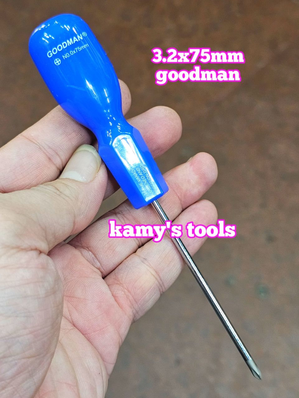 Tua Vít Goodman Bake Dẹp 3.2mm Taiwan (Tu Vít 3.2mm Tua Vít 3.2mm Tô Vít 3.2mm) lẻ từng cây