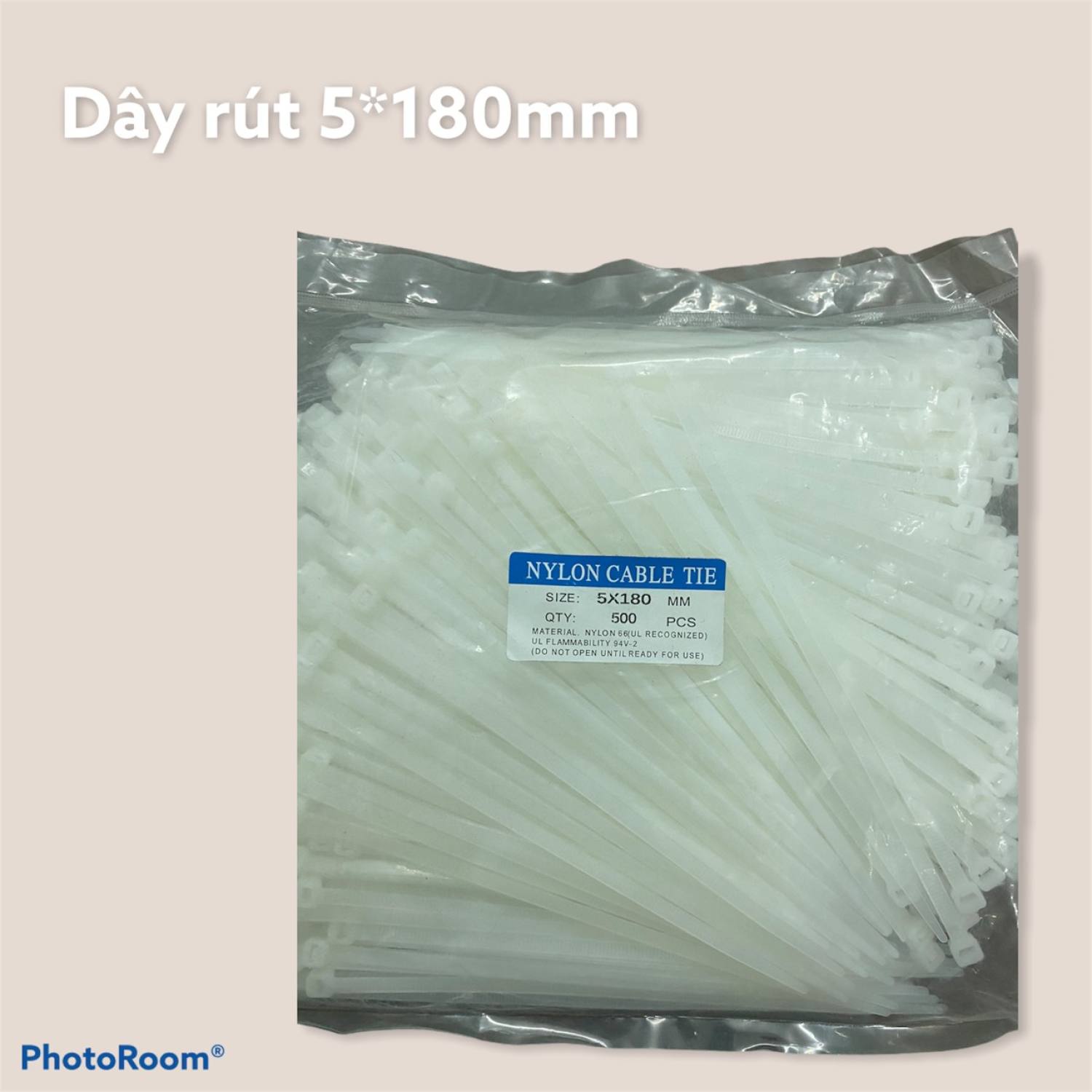 Dây rút nhựa 5*180mm