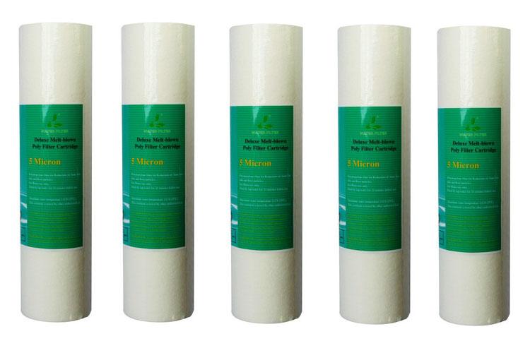 Combo 5 lõi lọc thô 10inch loại trơn