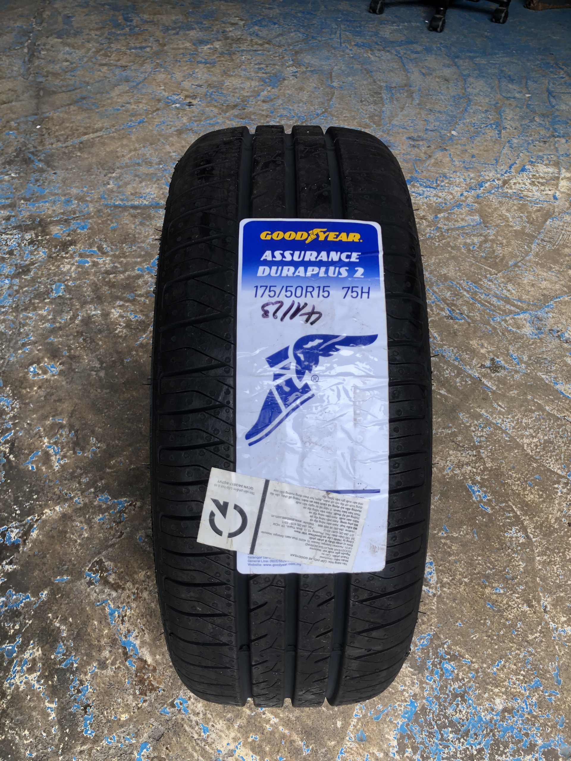 Lốp goodyear 175/50r15 duraplus 2