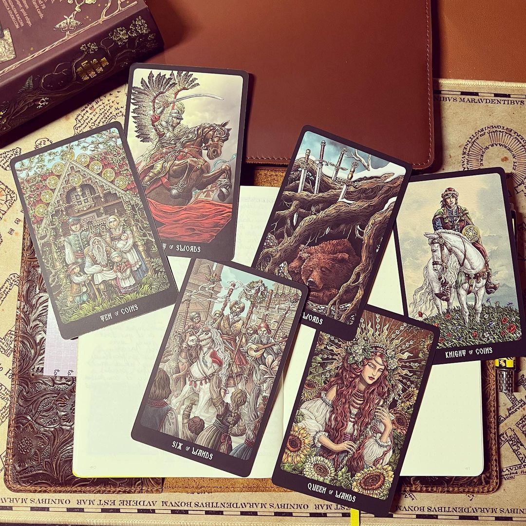 Slavic Legends Tarot Black Edition