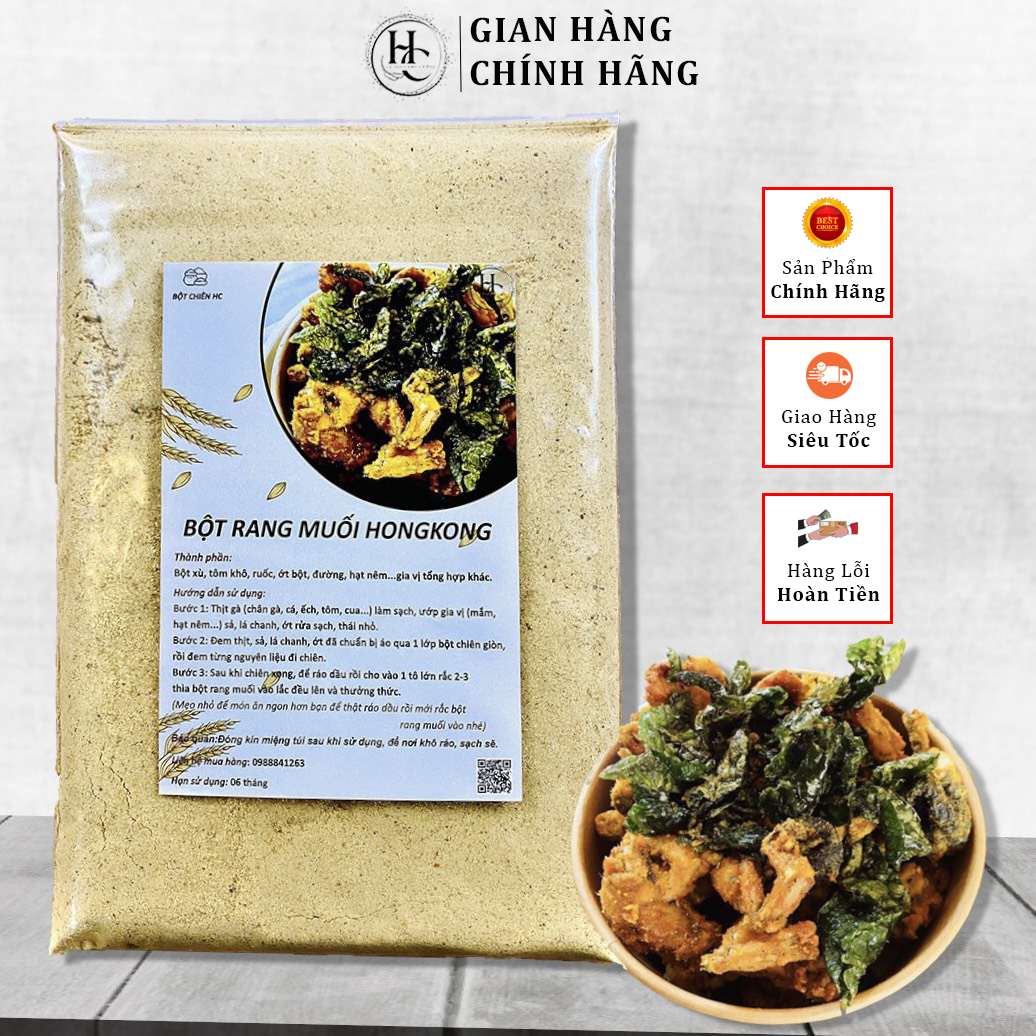 Bột Rang Muối HongKong - Bột làm gà rang muối, ếch, tôm, bề bề, ba ba