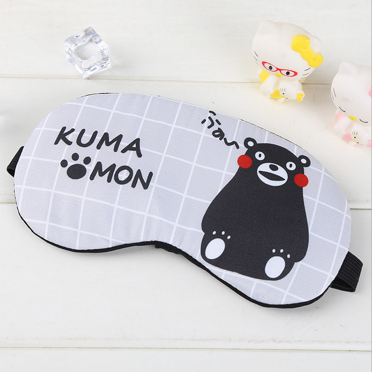 Bịt Mắt Ngủ Miếng Che Mắt Ngủ In Hình Hoạt Hình Có Túi Gel