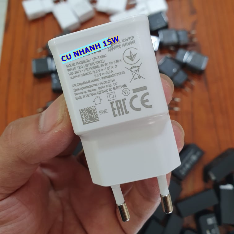 Cóc sạc nhanh 15w cho dòng samsung