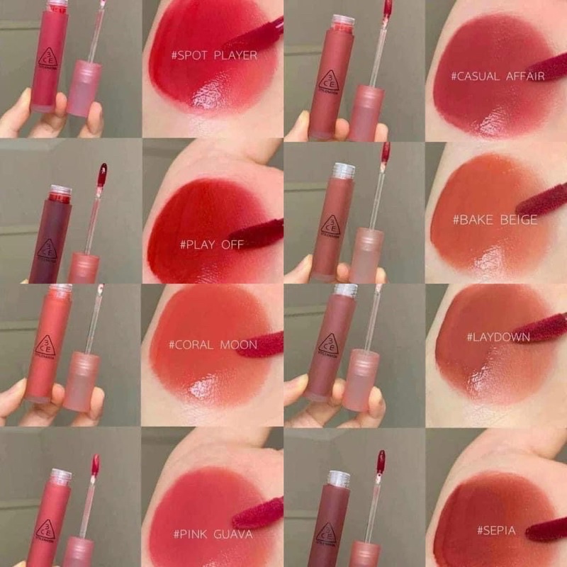 [FREE SHIP] Son 3CE Blur Water Tint Hiệu Ứng Viền Môi