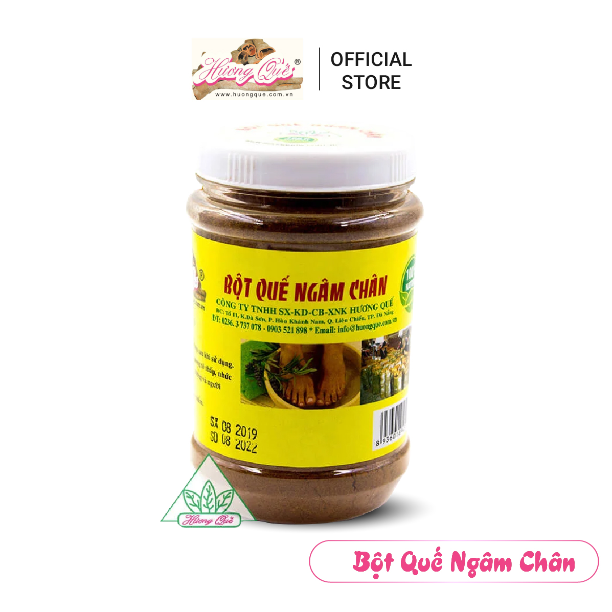 Bột quế ngâm chân hương quế, lọ 200 gr