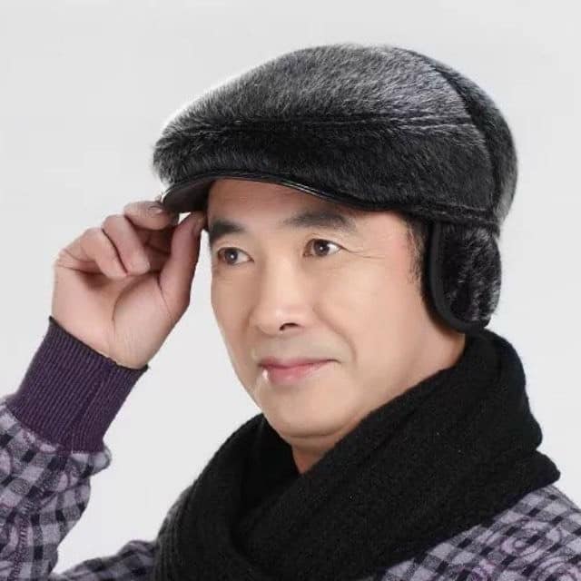Mũ beret dạ lông dành cho người cao tuổi