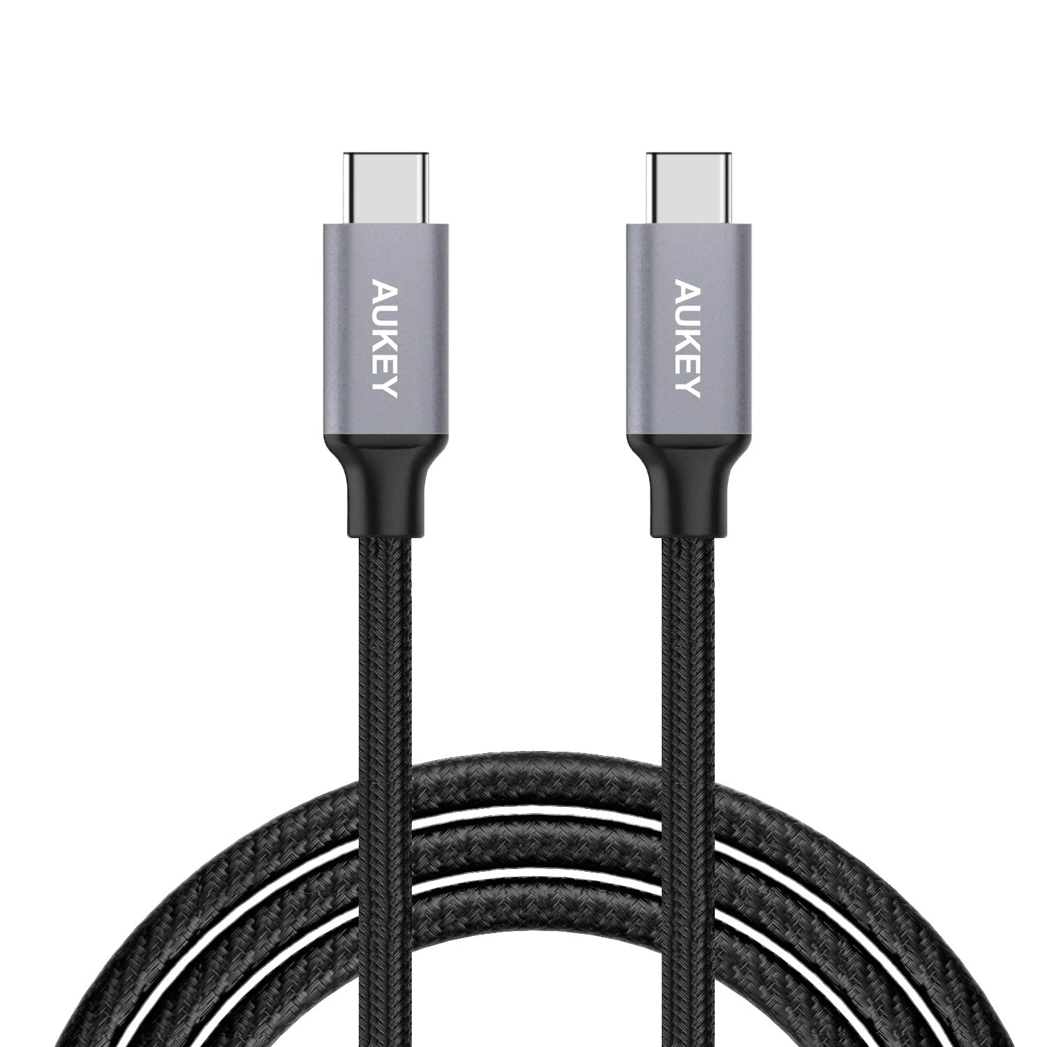 Cáp Sạc AuKey Type C To Type C CB-CD6 Bọc Nylon Dài 2m