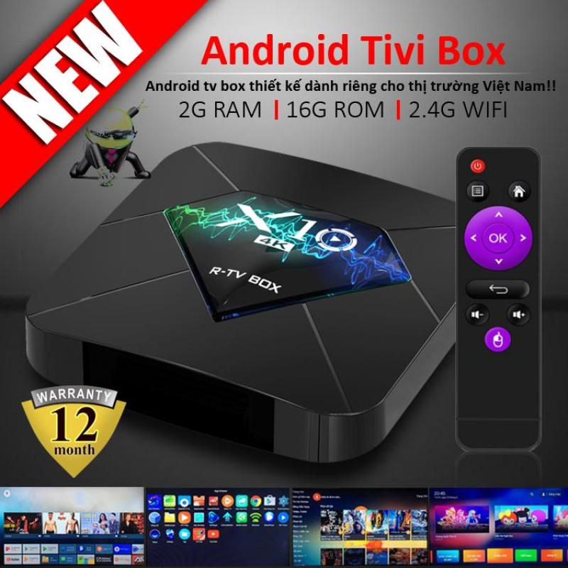 Android R-TV BOX X10 S905W Phiên Bản 2G Ram Và 16G Bộ Nhớ Trong , Có Cài Sẵn Ứng Dụng Xem Phim Lẻ, Phim Bộ – Bảo Hành 12 Tháng, R-TV BOX X10