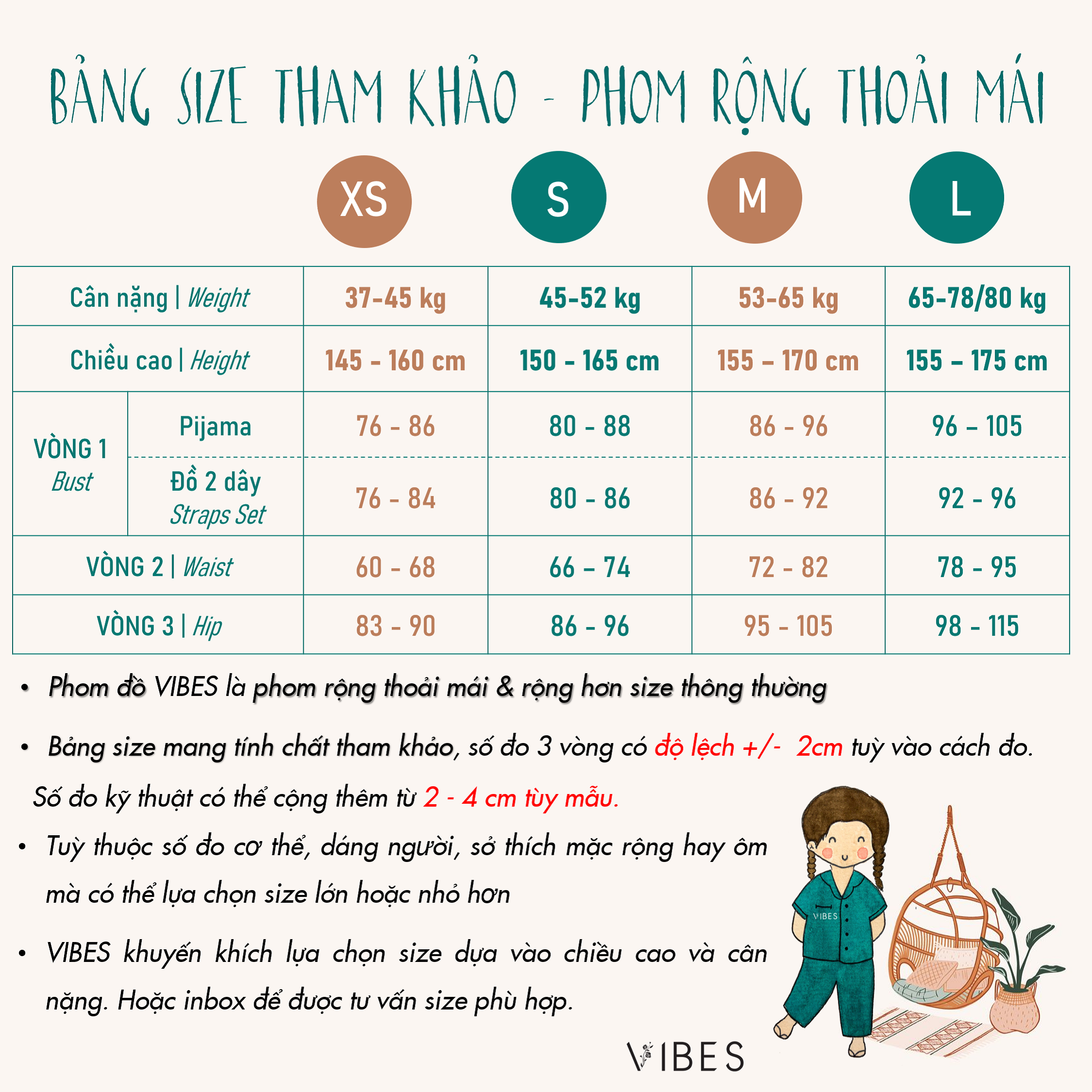 VIBES Đồ bộ 2 dây Meow 2L Straps Set