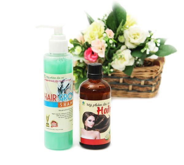 Combo tinh dầu bưởi và dầu gội bưởi kích thích mọc tóc trị rụng tóc