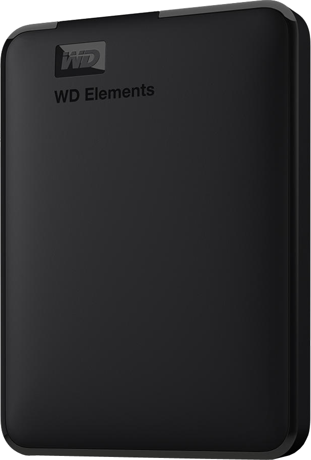 1Tb Wd Elements Portable Hard Drive with 2-Year Warranty and Free Leather Case