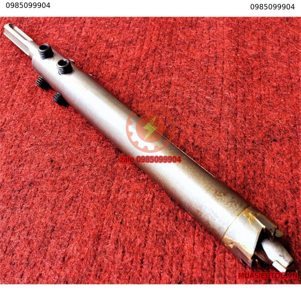 Mũi khoan rút lõi khoét tường gạch sâu Phi 21 x 200 mm không khoan bê tông không khoan chế búa