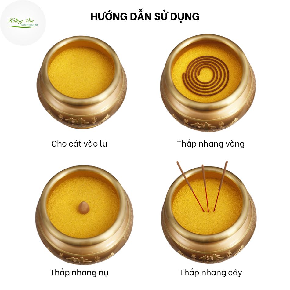 [02 Kg] Cát vàng thay bát hương