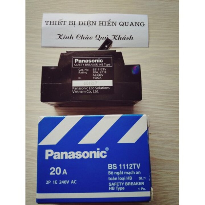 CB Cóc , Cầu dao, Aptomat tự ngắt Panasonic 15A - 40A