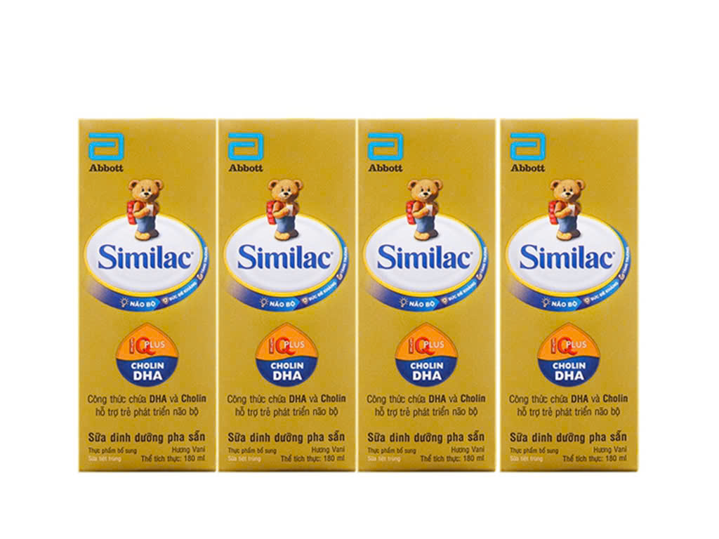 Thùng 48 hộp Sữa bột pha sẵn Similac IQ 110m/180ml