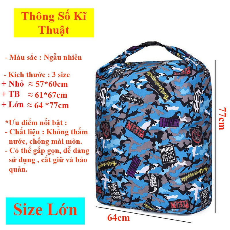 Túi đựng cá rằn ri gấp gọn, thùng đựng câu cá tiện lợi tdc-9
