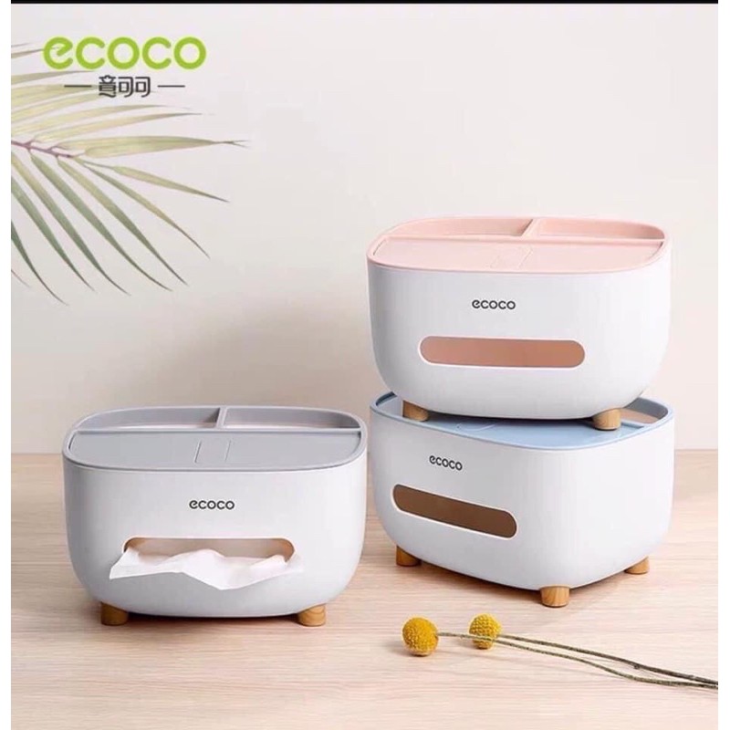 Hộp đựng giấy ăn để bàn ecoco