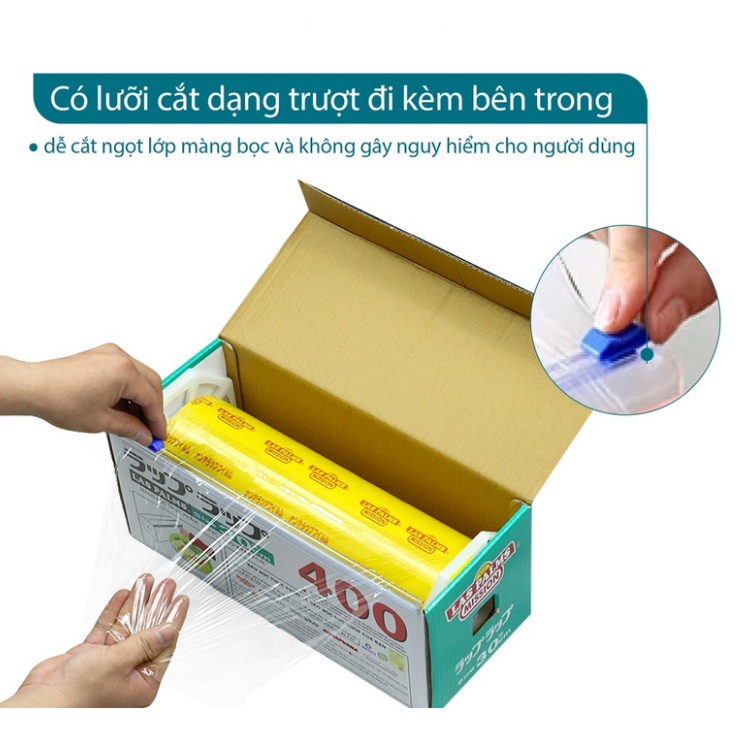 Màng bọc thực phẩm tự hủy sinh học Laspalm 400( 30*300)