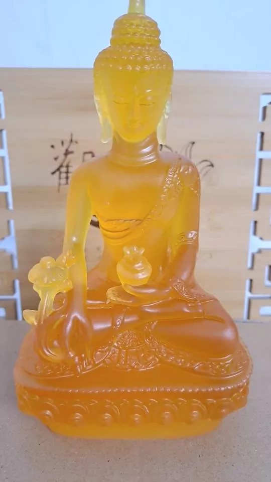 Tượng phật dược sư lưu ly vàng đồ thờ cúng phong thủy shop Diệu Tâm