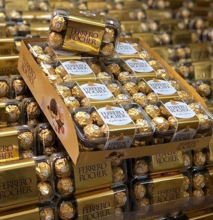 [FREESHIP MAX] [Nhập RS0822 giảm 30k cho đơn 99k]Kẹo Socola Rocher Đức 16 Viên 200g [thienduonghangduc]
