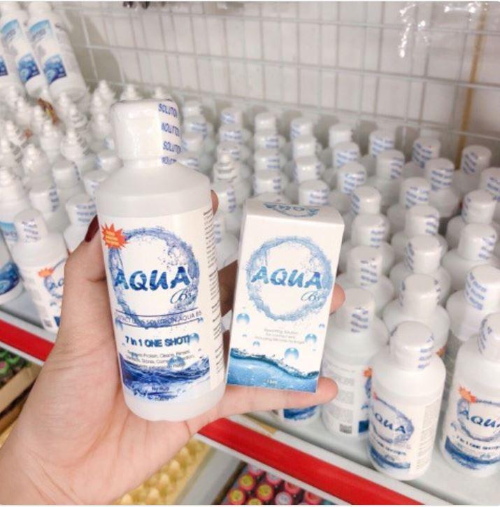 Combo 2 Contact Lens Solution 150ml And 1 Eyes Drop Aqua 13 ml ( 3 Bottles )