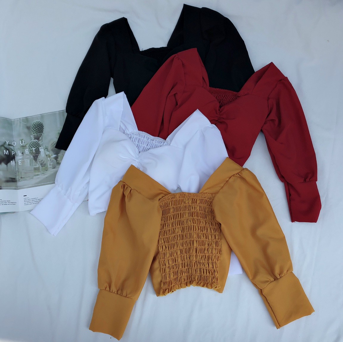 ÁO MOD NGỰC TAY DÀI, PHỤNG HOÀNG