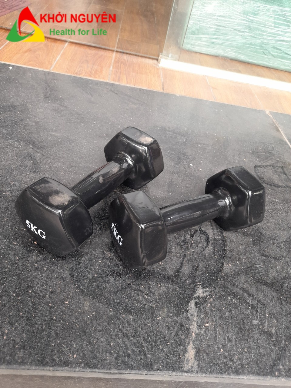 Tạ tay bọc cao su loại 5kg 1 quả