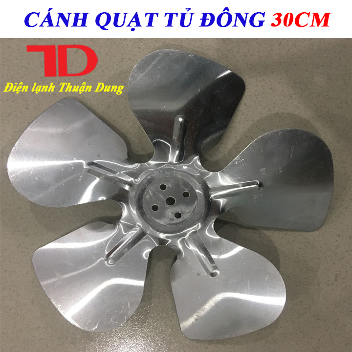 Cánh quạt tủ đông 30cm, cánh quạt nhôm tản nhiệt - Điện Lạnh Thuận Dung