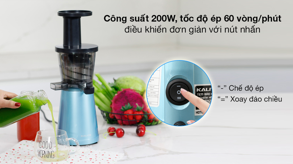Máy Ép Trái Cây Tốc Độ Chậm Kalite KL-530 [ GIAN HÀNG UY TÍN][HÀNG CHÍNH HÀNG]