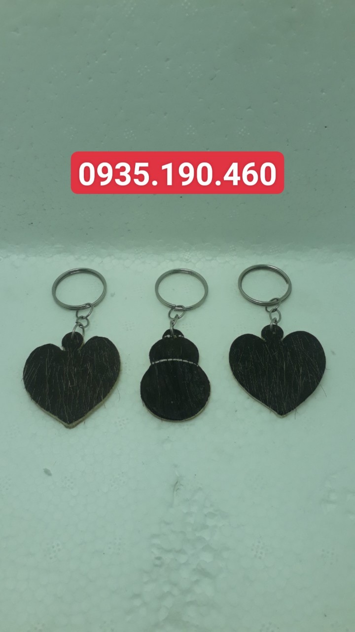 [HCM]móc khóa da trâu thật 100%