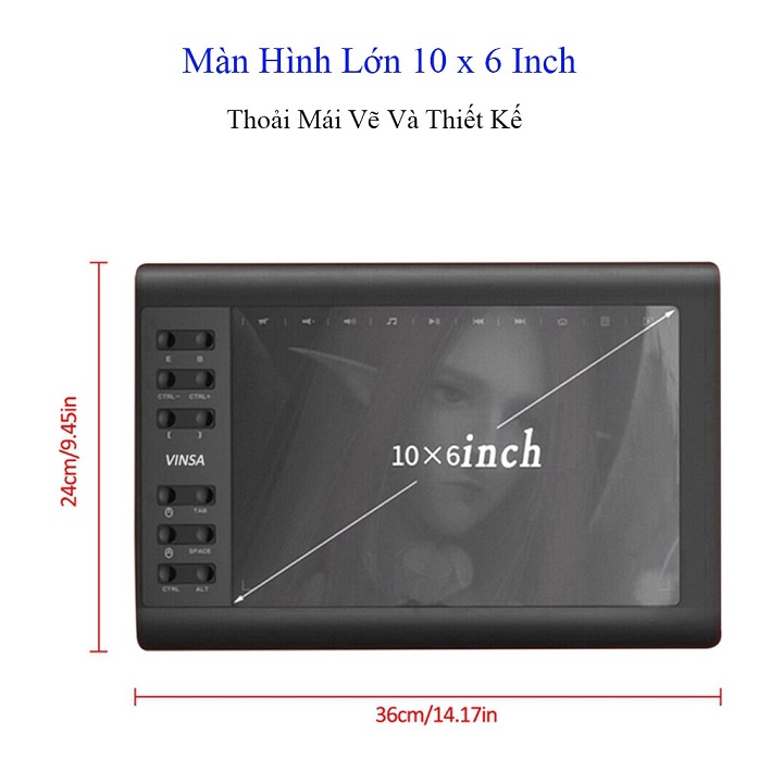 Bảng Vẽ Điện Điện Tử Vinsa 1060plus