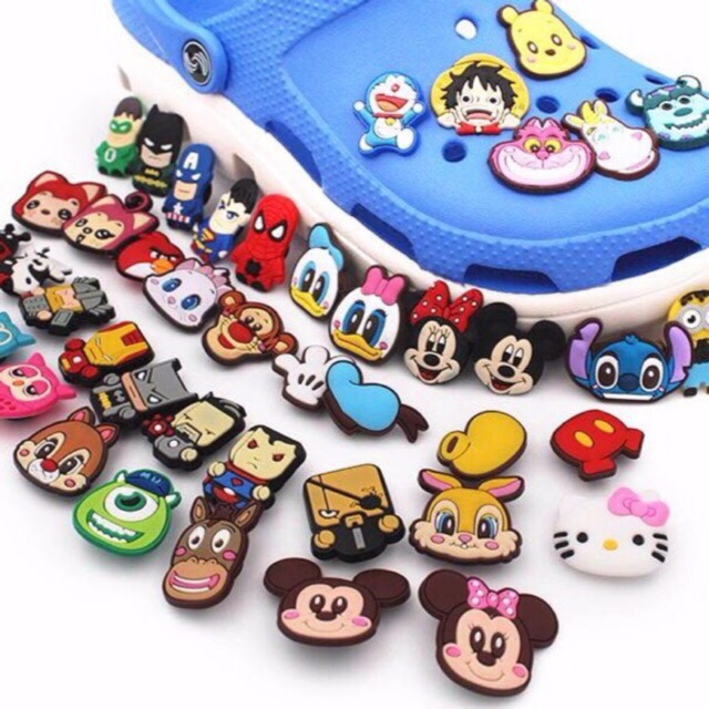 Combo 5 Stick/Stickers/Jibbitz Gắn Dép Sục Cute Nhất