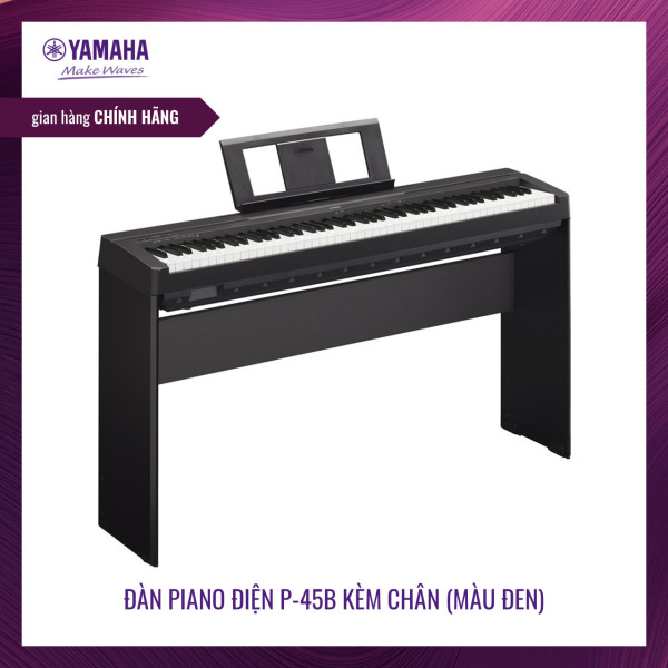 [Trả góp 0%] Đàn piano điện tử Yamaha P-45 kèm chân - thiết kế nhỏ gọn và tinh tế - Âm thanh đàn cơ sống động - Tính năng dễ sử dụng - Bảo hành chính hãng 12 tháng