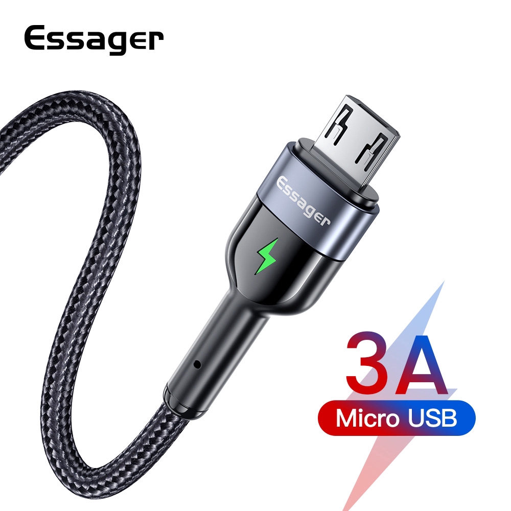 (Ngon Bổ Rẻ) Cáp Sạc Nhanh 3A Micro USB Dành Cho Điện Thoại Android