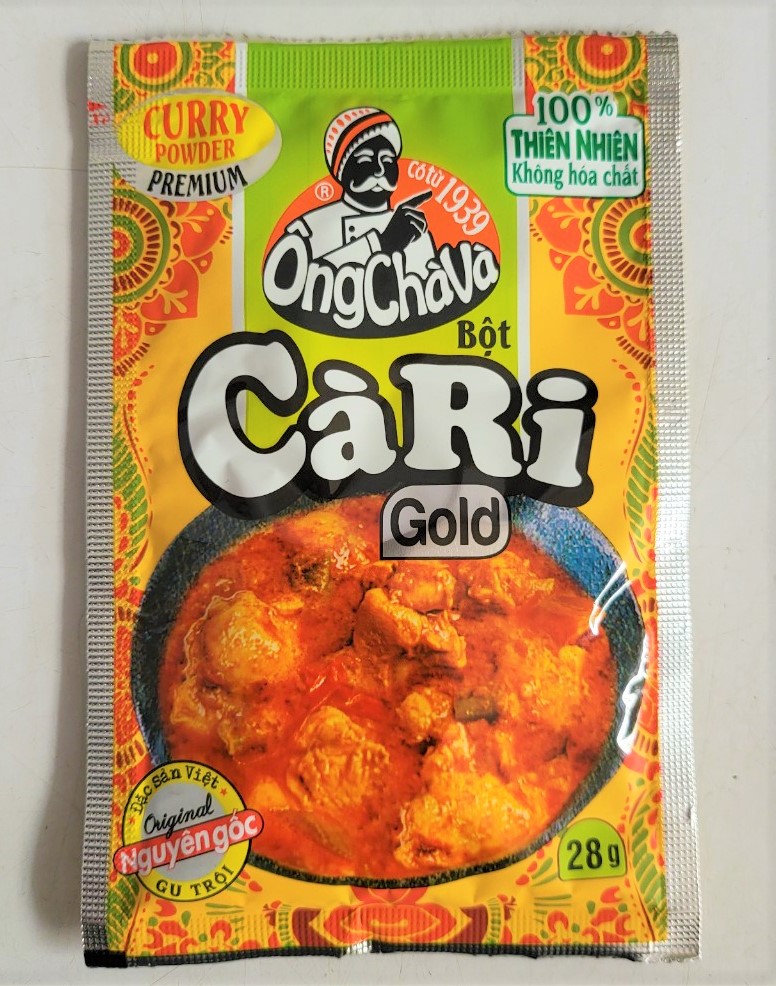 [Túi GOLD 28g] BỘT CÀ RI Ông Chà Và [VN] NOSAFOOD Curry Powder (halal)
