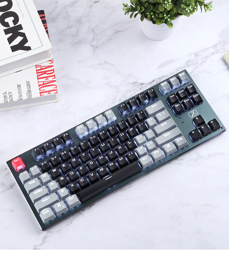 Bàn Phím Cơ Bluetooth 87 Keycabs Super LED Lightning