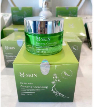 Bột rửa mặt nhân sâm mq skin chính hãng