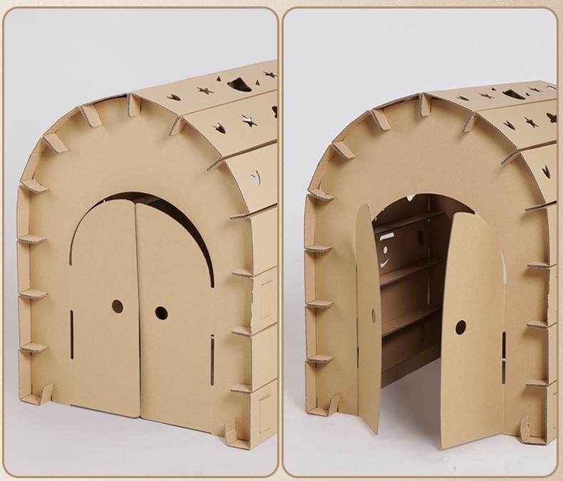 [HCM]Nhà Giấy Carton Lắp Ráp Cho Bé KEITOP