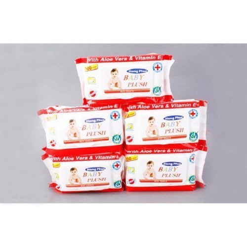 Combo 5 gói giấy ướt thiên phúc gói 100 tờ